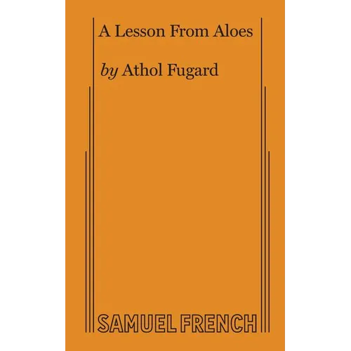 A Lesson from Aloes - Paperback