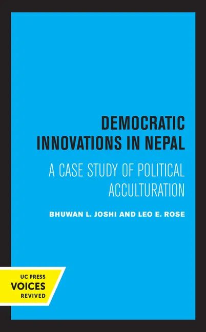 Democratic Innovations in Nepal: A Case Study of Political Acculturation - Paperback