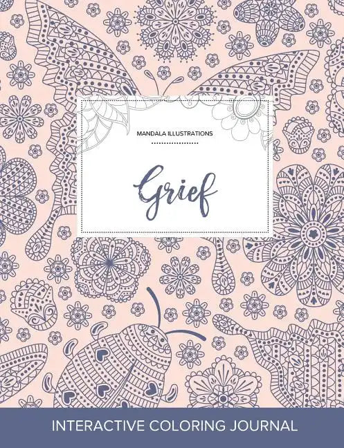 Adult Coloring Journal: Grief (Mandala Illustrations, Ladybug) - Paperback