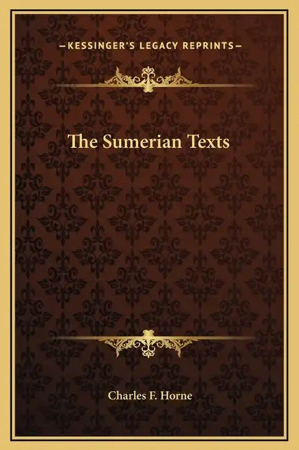 The Sumerian Texts - Hardcover