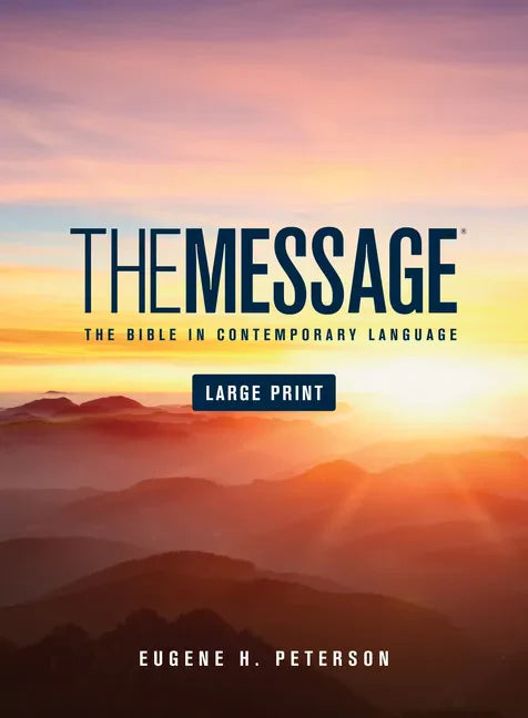 Message Bible-MS-Large Print Numbered - Hardcover