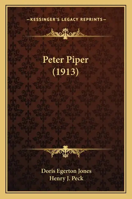 Peter Piper (1913) - Paperback