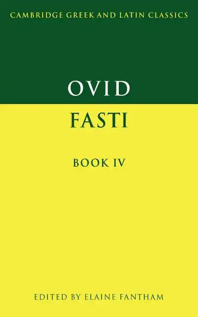 Ovid: Fasti Book IV - Paperback