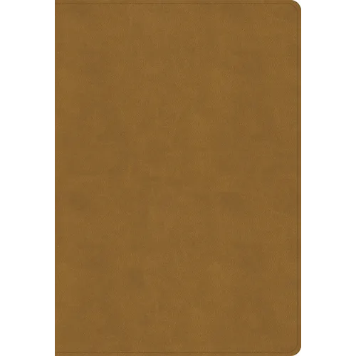 CSB Super Giant Print Reference Bible, Digital Study Edition, Camel Suedesoft Leathertouch, Indexed - Imitation Leather
