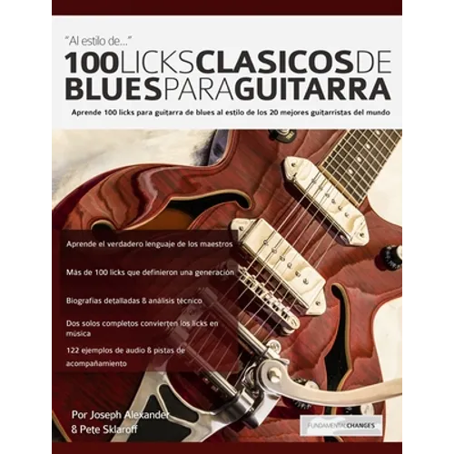 100 licks clásicos de blues para guitarra - Paperback