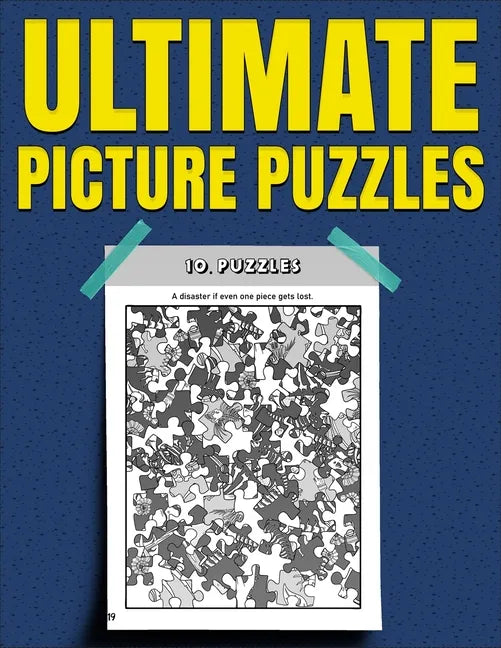 Ultimate Picture Puzzles: Spot the Difference Book for Adults - Paperback
