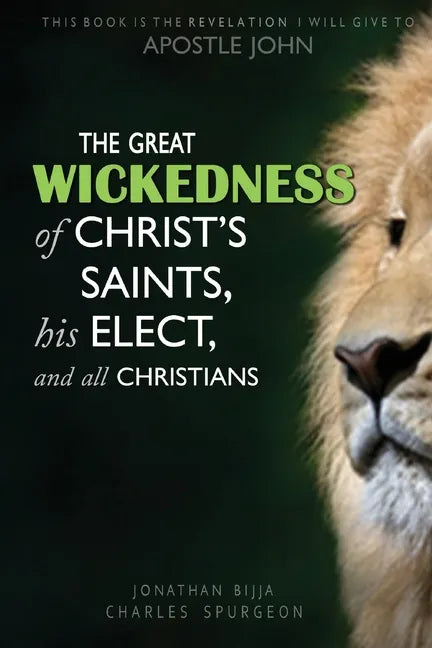 The Great Wickedness of Christ's Saints, His Elect, and All Christians: This Book is the Revelation I will give to Apostle John - Paperback
