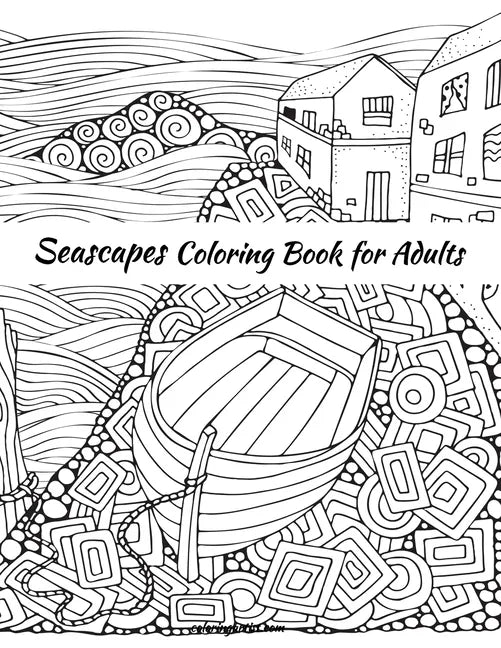 Seascapes Coloring Book for Adults - Paperback
