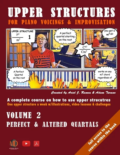 Upper Structures for Piano Voicings & Improvisation: Perfect & Altered Quartals - Paperback