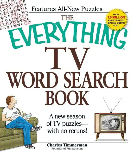 The Everything TV Word Search Book: A New Season of TV Puzzles - With No Reruns! - Paperback