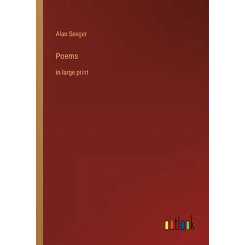 Poems: in large print - Paperback