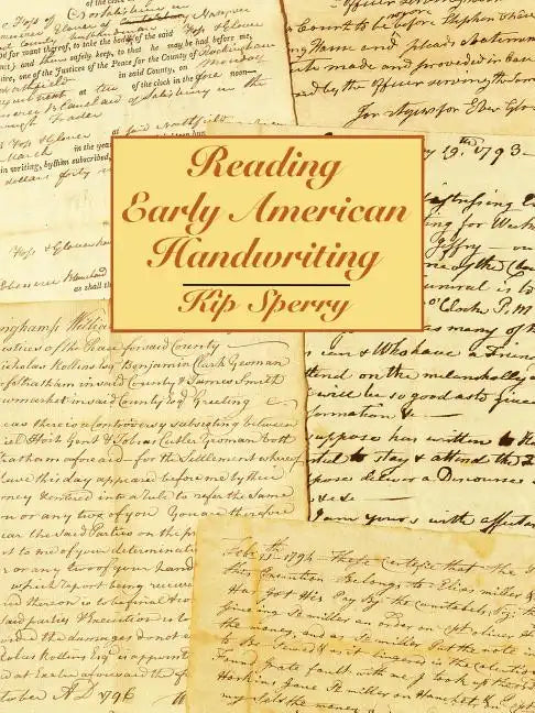Reading Early American Handwriting - Paperback