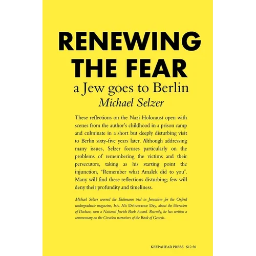 Renewing the Fear: A Jew goes to Berlin - Paperback