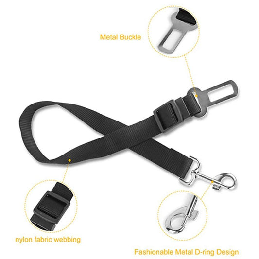 2-Pack: Multipurpose Pet Safety Vehicle Seat Belt