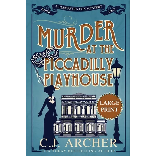 Murder at the Piccadilly Playhouse: Large Print - Paperback