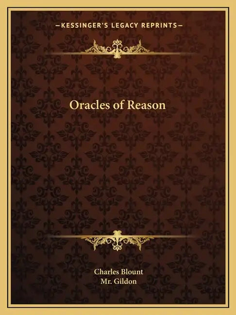 Oracles of Reason - Paperback