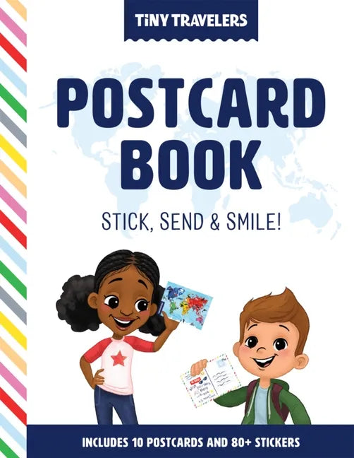Tiny Travelers Postcard Book: Stick, Send & Smile! - Hardcover