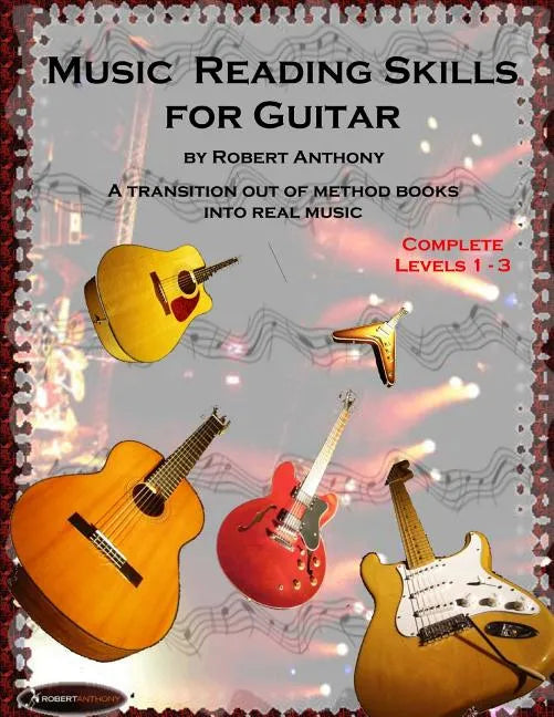 Music Reading Skills for Guitar Complete Levels 1 - 3 - Paperback