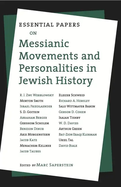 Essential Papers on Messianic Movements and Personalities in Jewish History - Paperback