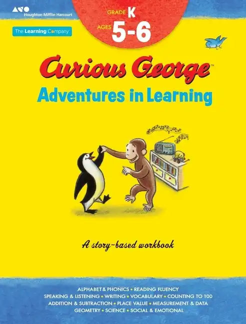Curious George Adventures in Learning, Kindergarten: Story-Based Learning - Paperback