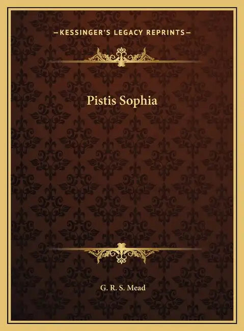 Pistis Sophia - Hardcover