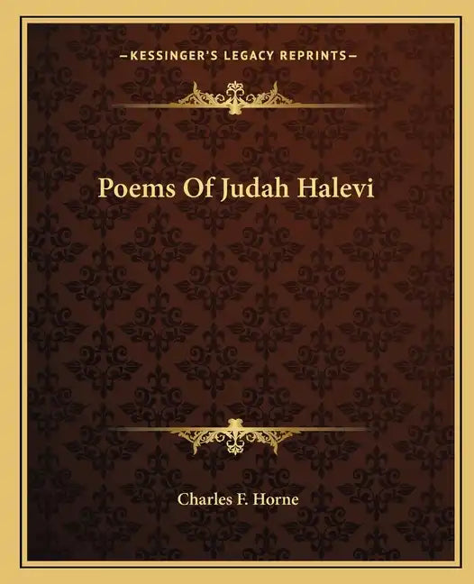 Poems of Judah Halevi - Paperback