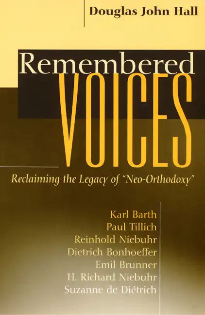 Remembered Voices - Paperback