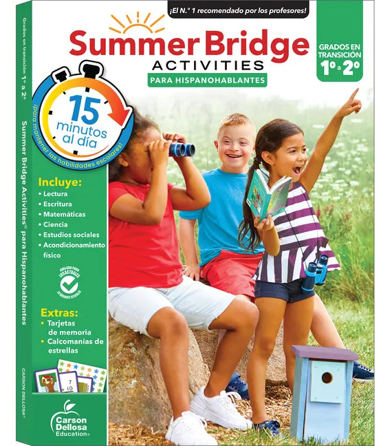 Summer Bridge Activities Spanish 1-2, Grades 1 - 2 - Paperback