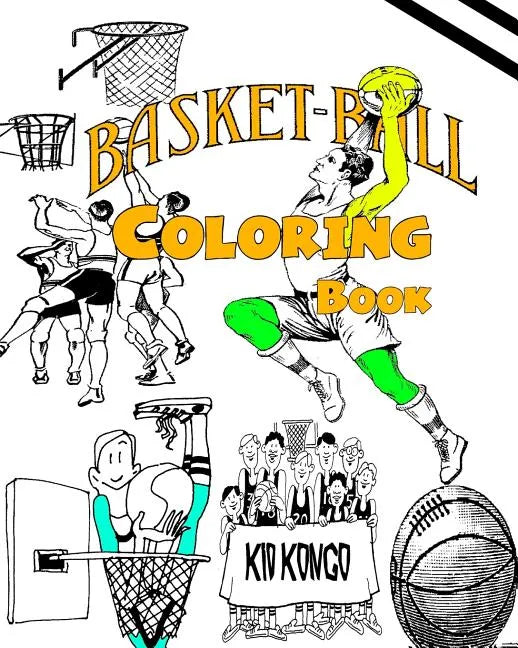 Basketball Coloring Book - Paperback