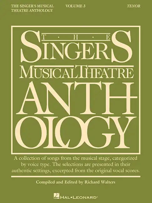 The Singer's Musical Theatre Anthology - Volume 3 Tenor Book - Paperback