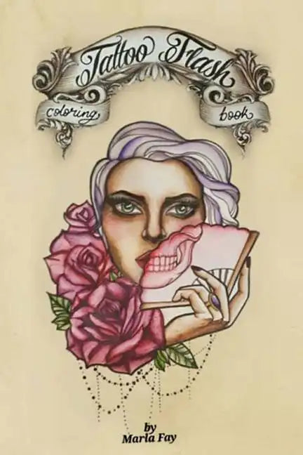 Tattoo Flash Coloring Book - Paperback