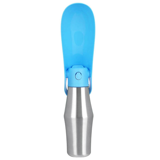 25oz Portable Dog Stainless Steel Water Dispenser Leak Proof Design