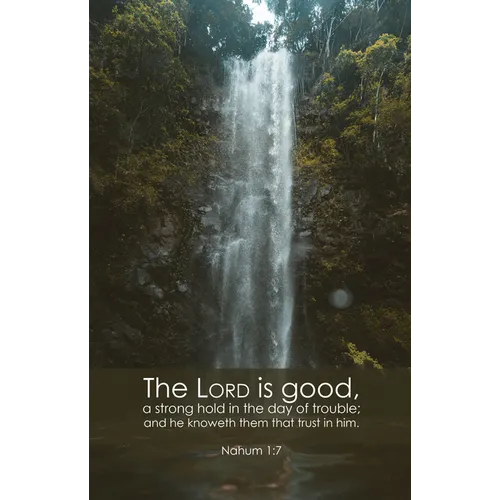 General Worship Bulletin: Lord Is Good (Package of 100): Nahum 1:7 (Kjv) - Paperback