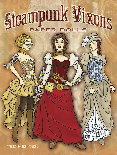 Steampunk Vixens Paper Dolls - Paperback