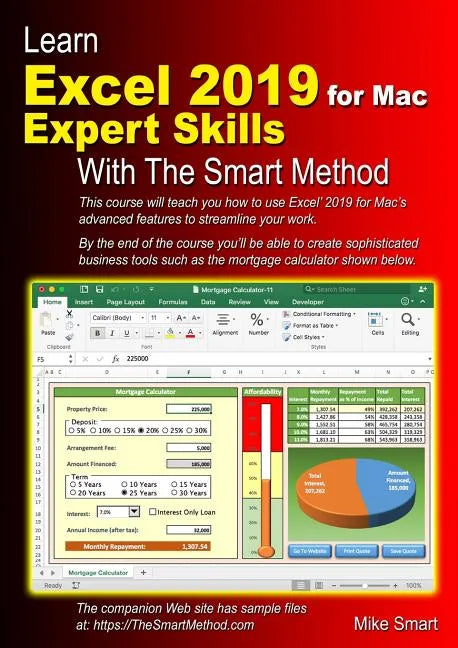 Learn Excel 2019 for Mac Expert Skills with The Smart Method: Tutorial teaching Advanced Techniques - Paperback