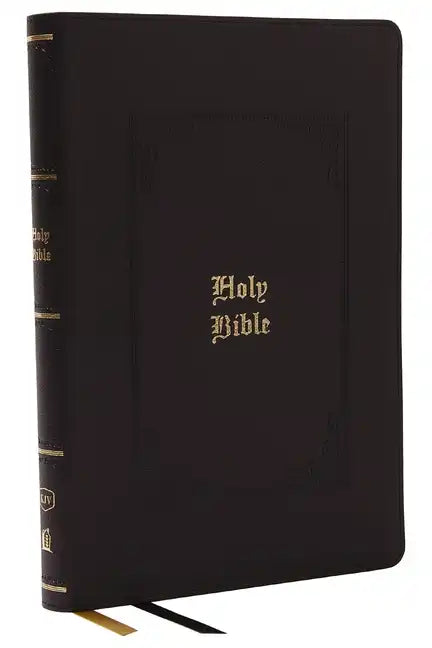 KJV Holy Bible: Giant Print Thinline Bible, Black Leathersoft, Red Letter, Comfort Print (Thumb Indexed): King James Version (Vintage Series) - Imitation Leather