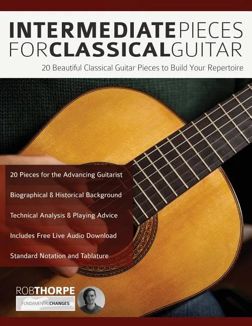 Intermediate Pieces for Classical Guitar - Paperback
