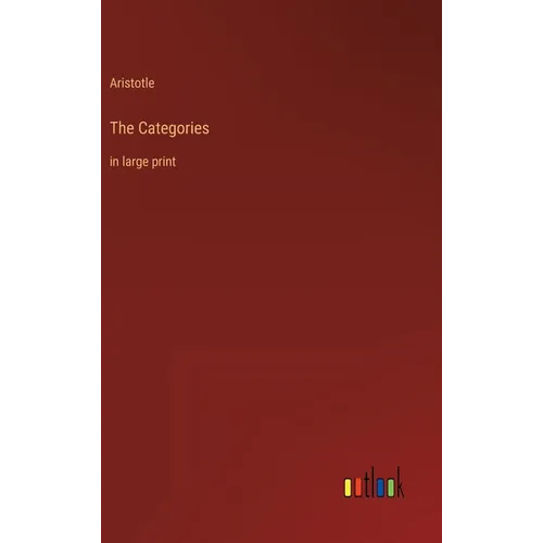 The Categories: in large print - Hardcover