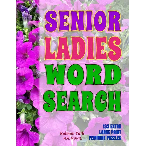 Senior Ladies Word Search - Paperback