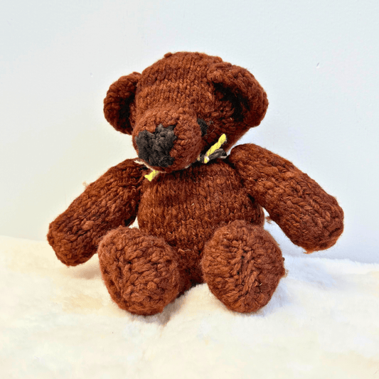 Wool Knit Buddy | Bree the Brown Bear
