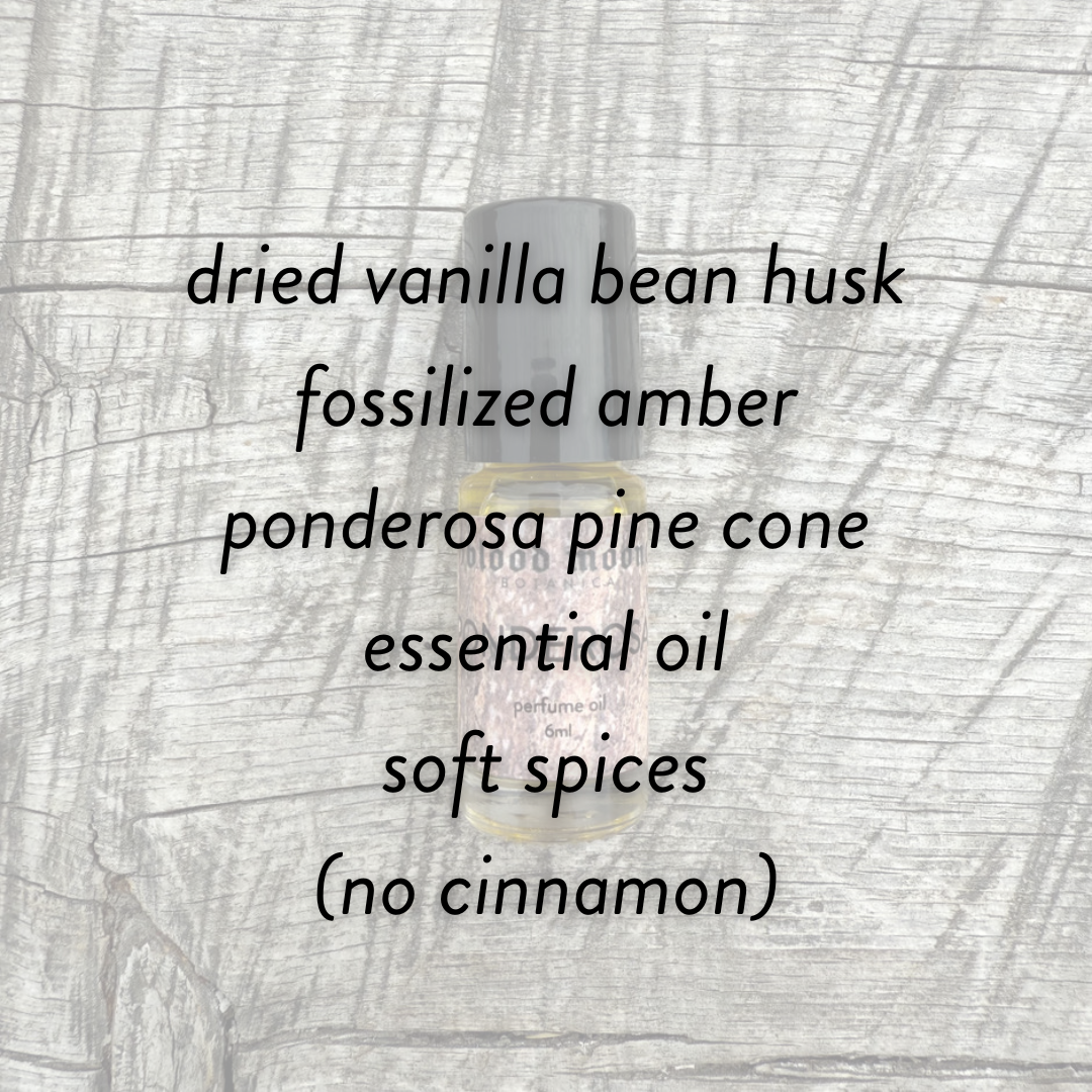Ponderosa Perfume Oil - Vanilla, Pine, Amber