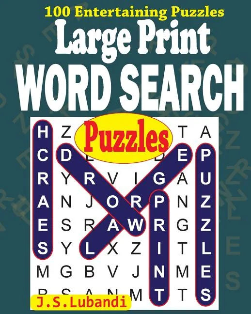 Large Print WORD SEARCH Puzzles - Paperback