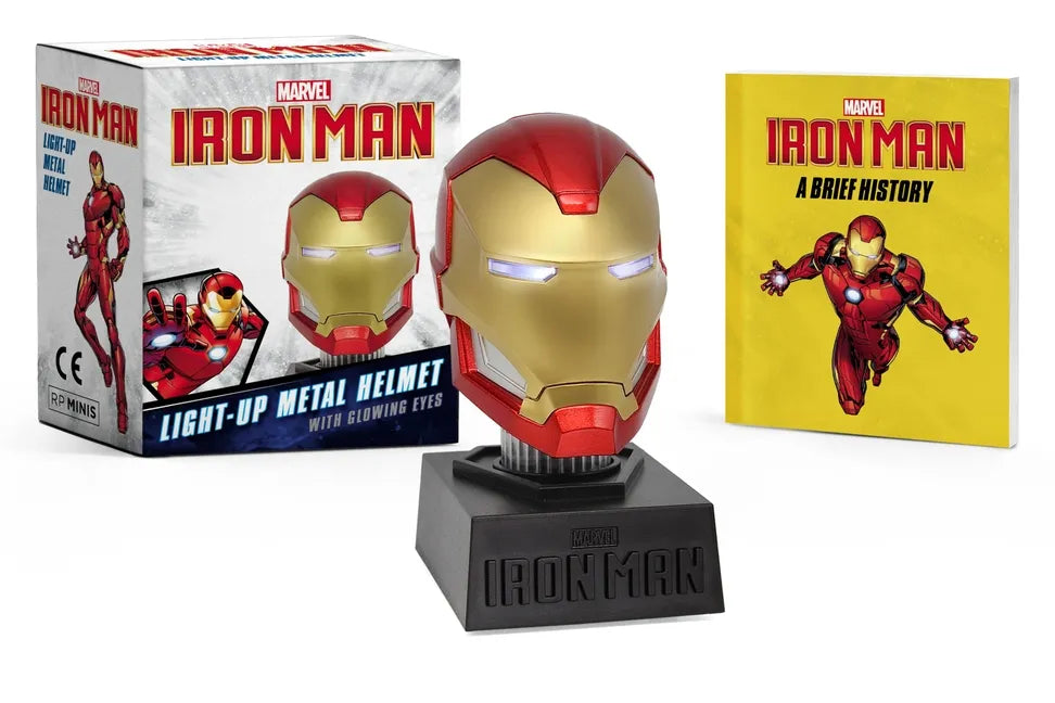 Marvel: Iron Man Light-Up Metal Helmet: With Glowing Eyes - Paperback