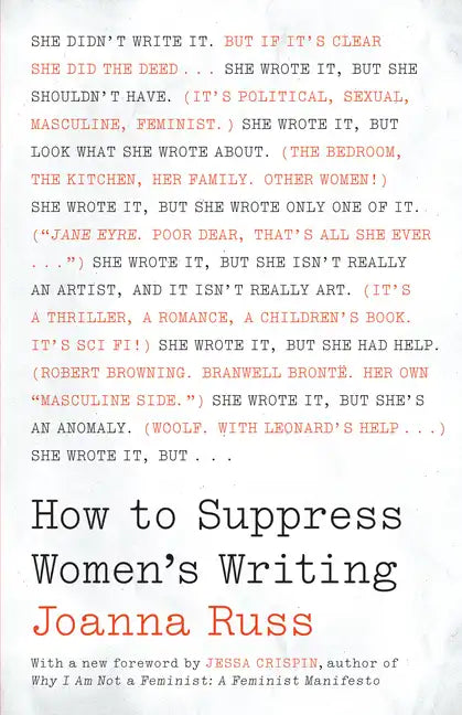 How to Suppress Women's Writing - Paperback