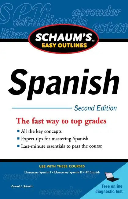 Schaum's Easy Outline of Spanish, Second Edition - Paperback