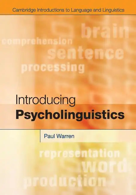 Introducing Psycholinguistics - Paperback