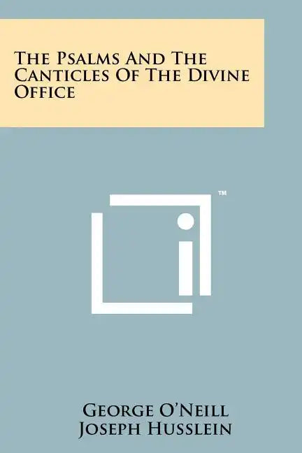 The Psalms And The Canticles Of The Divine Office - Paperback