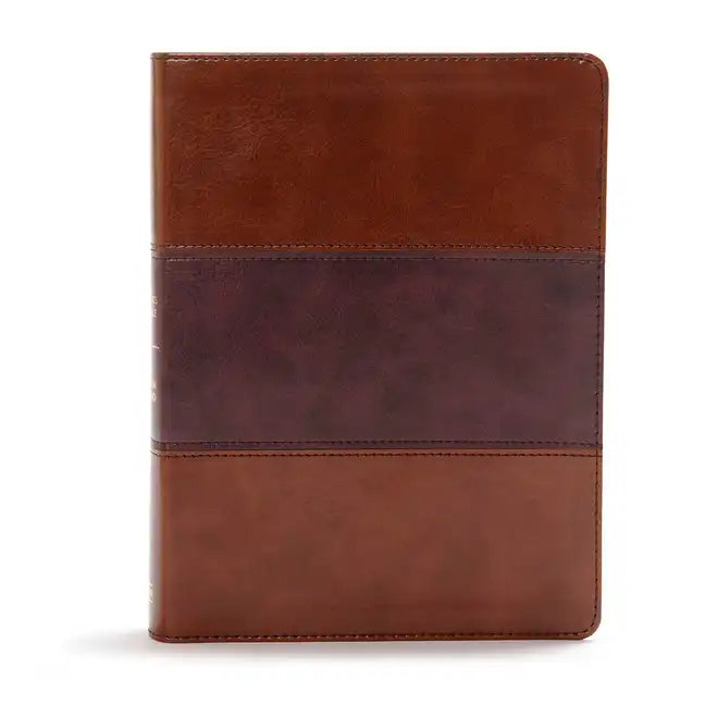 CSB Apologetics Study Bible, Mahogany Leathertouch, Indexed: Black Letter, Defend Your Faith, Study Notes and Commentary, Ribbon Marker, Sewn Binding, - Imitation Leather