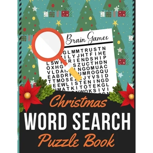 Christmas Word Search Puzzle Book: Holiday themed word search puzzle book Puzzle Gift for Word Puzzle Lover Brain Exercise Game - Paperback