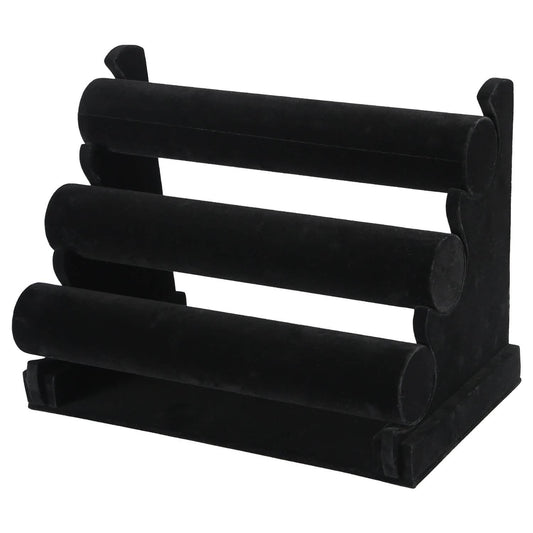 3-Tier Velvet Jewelry Stand